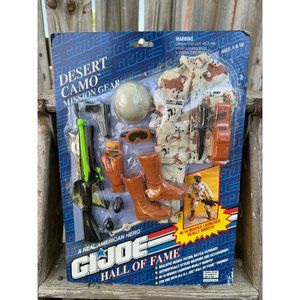 Vintage 93' G.I. Joe Hall of Fame Desert Camo Mission Gear